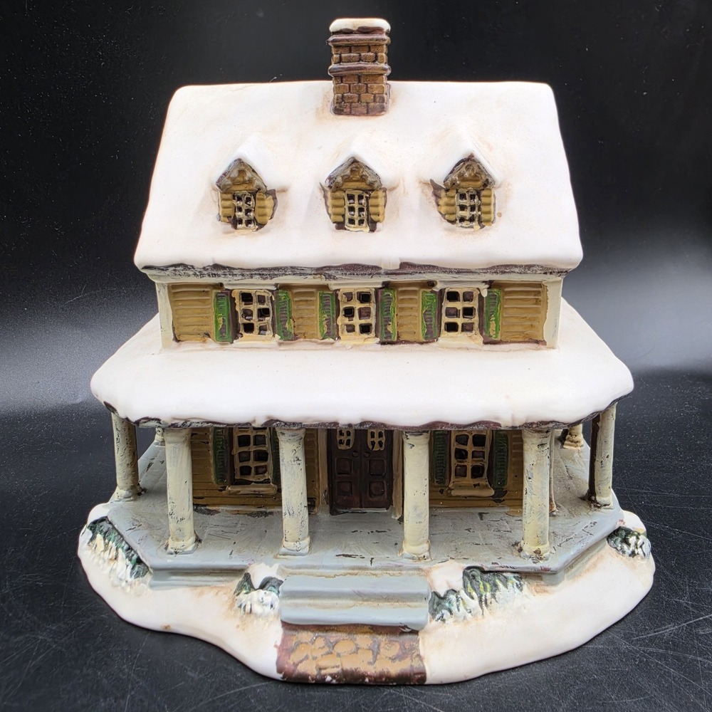 Currier & Ives Museum City New York Season of Blossoms Christmas Village House